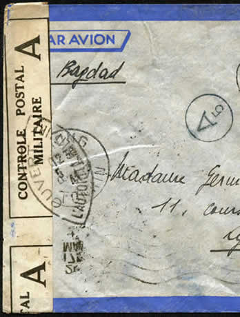 Bande de censure avec lettre A